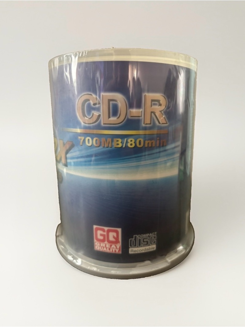 Brand New GQ/Great Quality 100 Count Pack CD-Recordable Disc